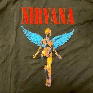 Nirvana in utero tshirt